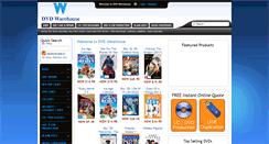 Desktop Screenshot of dvdwarehouse.com.au